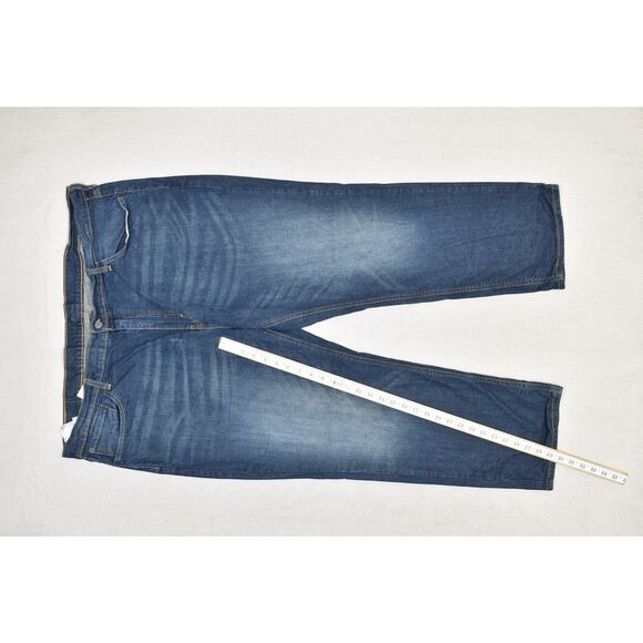 Levi's Men's Blue Jeans Size 48x30 Regular Fit Straight Leg 505 Regular Fit - Picture 4 of 8